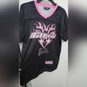 Black and Pink Barbie Graphic Tee